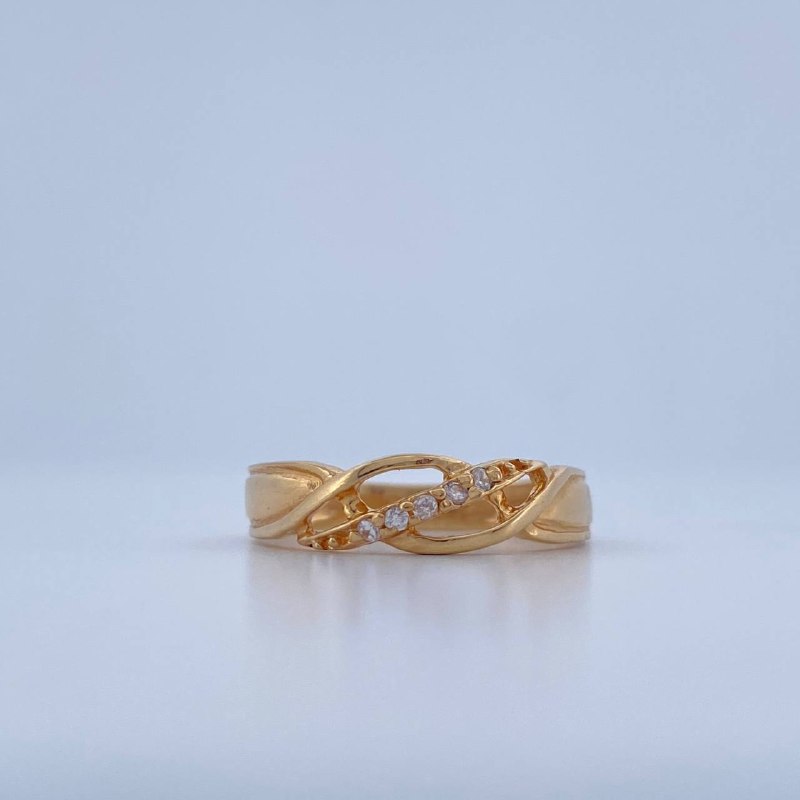Thread Ring 1.95gr / Size 7 / 18K Gold
