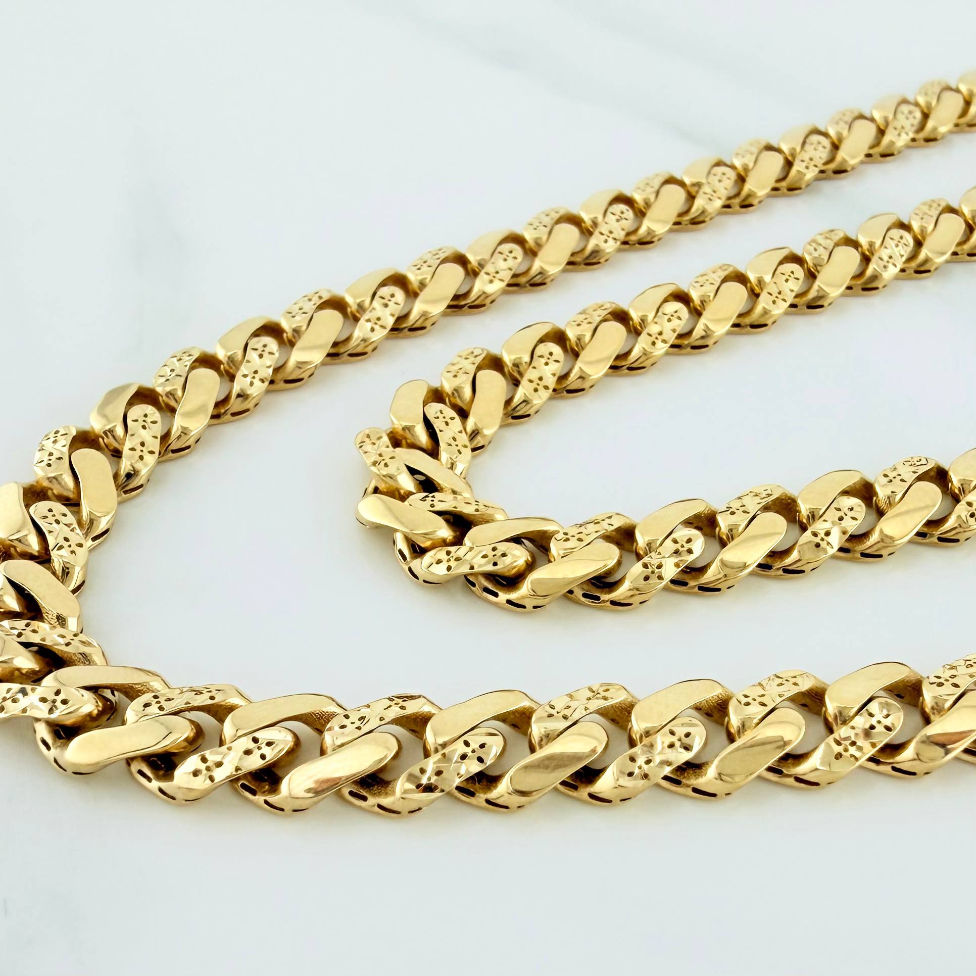 Cuban Links Monaco 24.15 g / 24 1/4 in / 6.3 mm 18K Yellow Gold