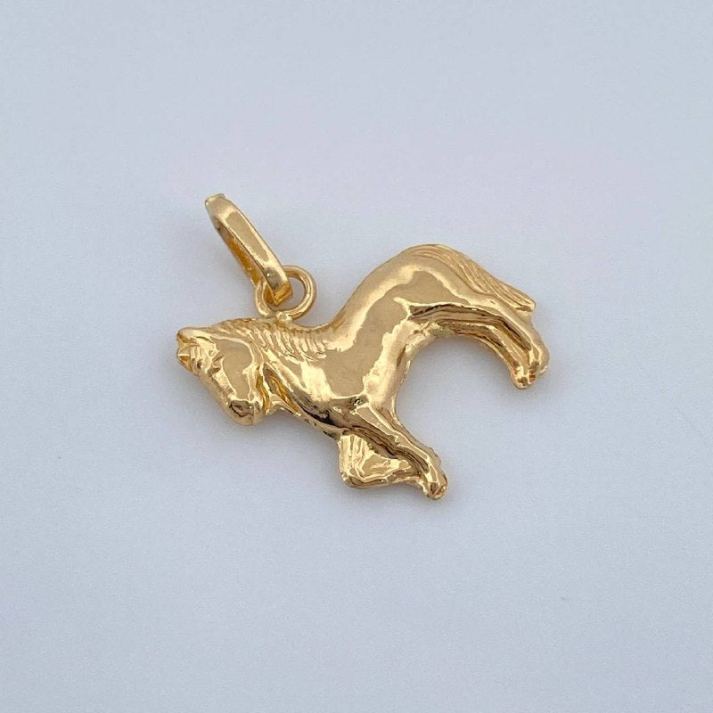 Horse Pendant 0.45gr / 0.5in / 18K Gold