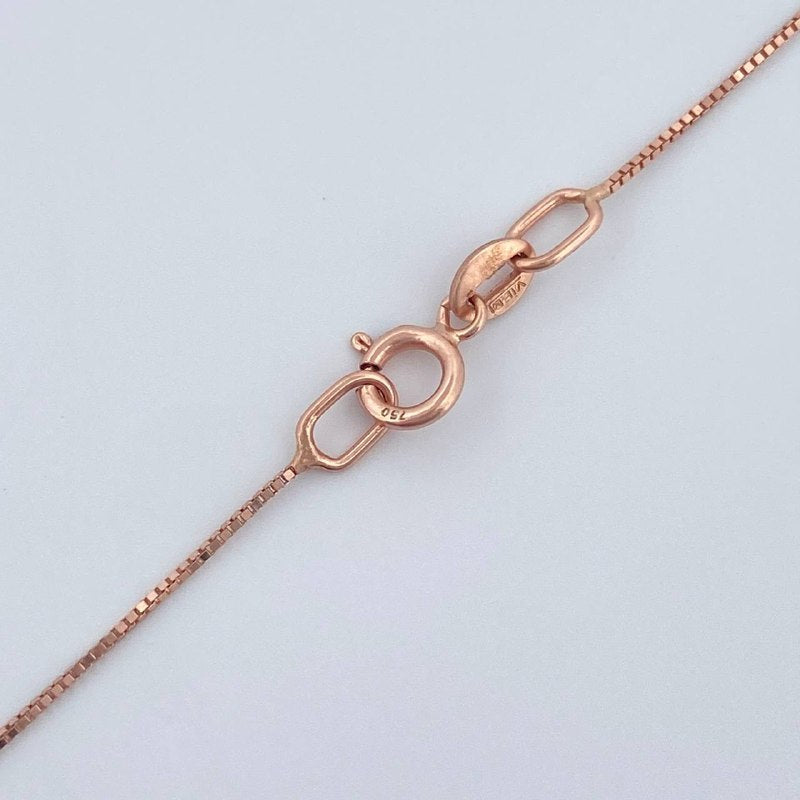 Set Cadena y Dije Veneciana + Virgen Milagrosa 1.65gr / Oro Rosa 18K (Oferta) $