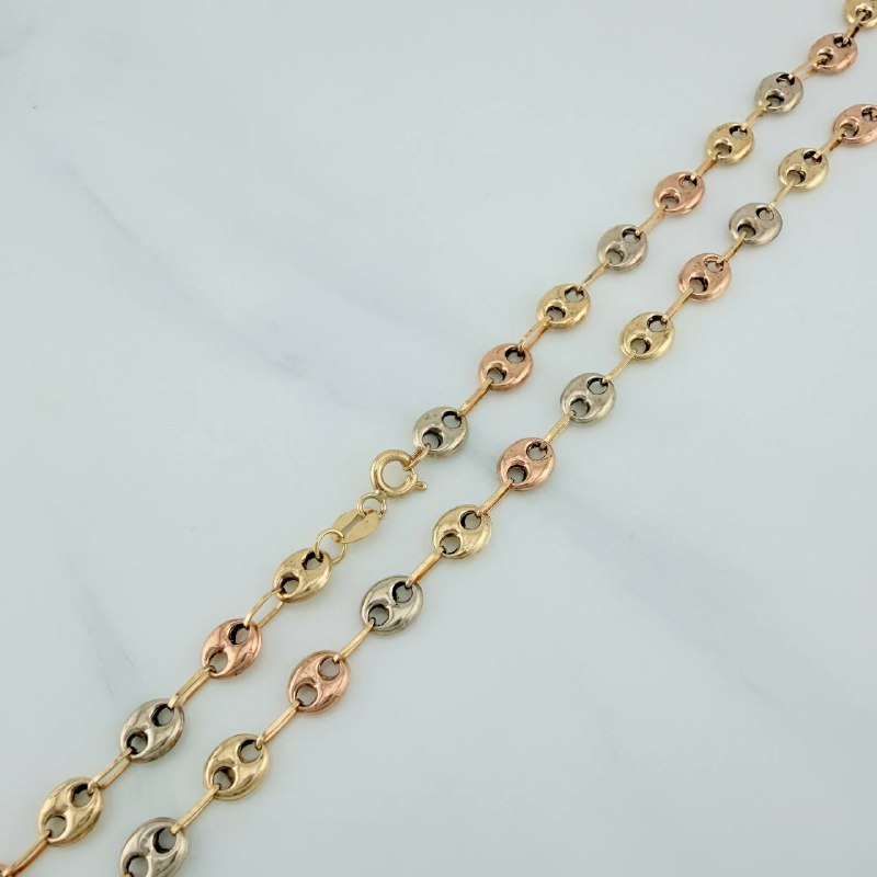 Cadena GC 6.3gr / 18 1/4 in / Tres Oros 18K %