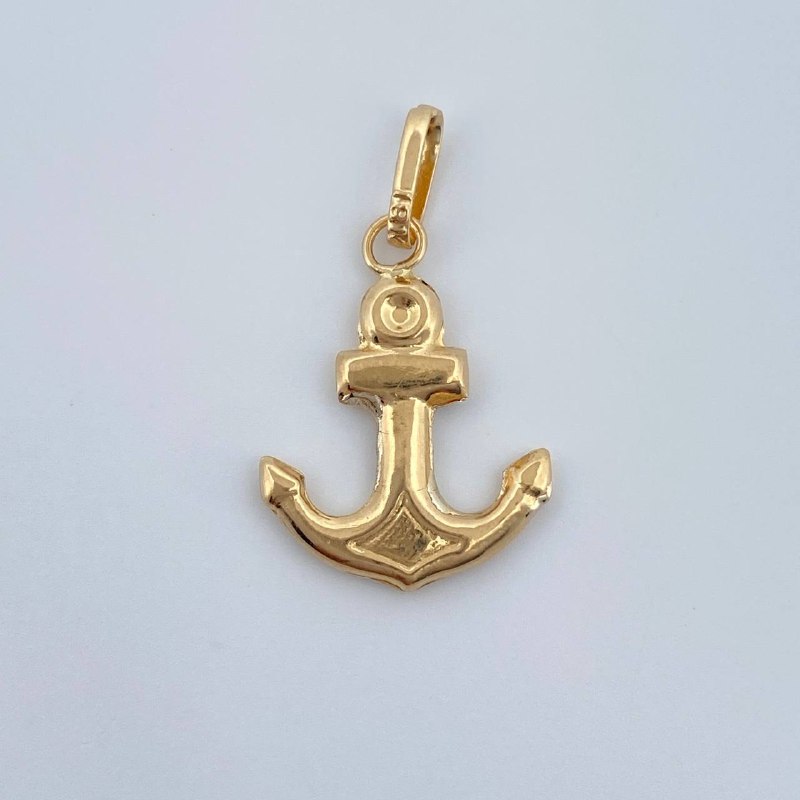 Pendant Anchor 0.7gr / 1in / 18K Gold