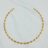 Tobillera GC 3.35gr / 9 3/4 in / 4mm Oro Amarillo 18K %