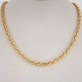 Rope Chain 6.25gr / 20 in / Yellow Gold +3 14K Italy $