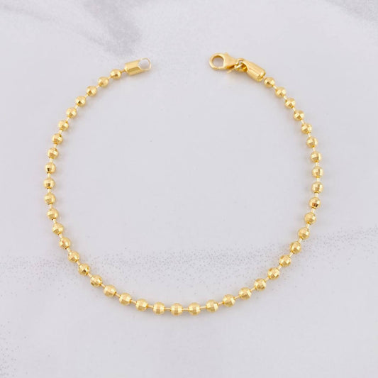 Pulso Militar 5.4g / 7 3/4 in / 2.9mm Oro Amarillo 18K