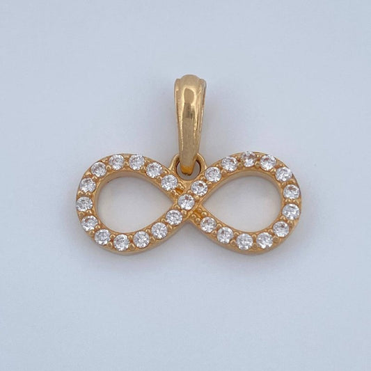 Pendant Infinity 1.2gr / 1/2 in / 18K Gold $