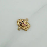 Virgin of Guadalupe Charm 1.1 g / 1/2 in 18K Yellow Gold