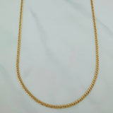 Cadena Cubana 3.6 g / 28 in / 2.4 mm Oro Amarillo 18K