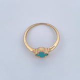 Anillo Trebol 2.15gr / T8 / Oro Amarillo 18K &