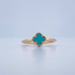 Anillo Trebol 2.15gr / T8 / Oro Amarillo 18K &