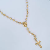 Miraculous Virgin Rosary 12.4gr / 58cm / 18K Yellow Gold &