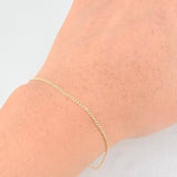 Franco Bracelet 0.7g / 7 1/4 in / 1.2mm Yellow Gold 18K