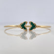 Bracelet Hoop Butterfly 3.5 g / 6 3/4 in / 1.8 mm Yellow Gold 18K