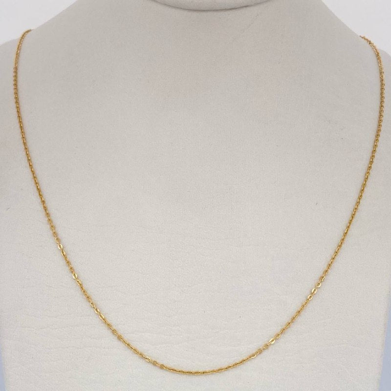 Classic Link Chain 1.05gr / 42cm / Yellow Gold +3 18K $