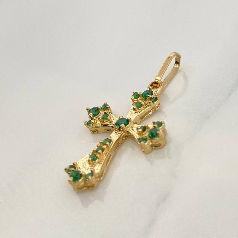 Dije Cruz 1.3gr / 1 in / Oro Amarillo 18K &