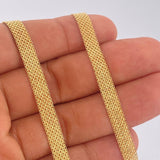 Bismark Chain 10.8gr / 24 1/4 in / 14K Gold +1 Italy $