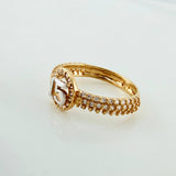 Ring 15´S 2.25 g / T5 3/4 Two Yellow White Gold 18K