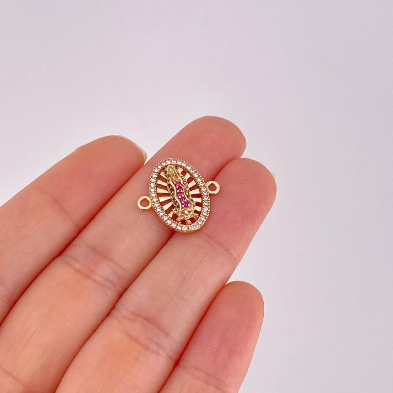 Charm Virgen de Guadalupe 2g / 1 in Rose Gold 18K