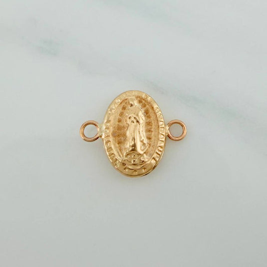 Herraje Virgen Guadalupe 0.6gr / 1/2 in / Oro Amarillo 18K %