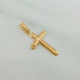 Pendant Cross 0.6gr / 1 in / 18K Yellow Gold %