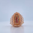 Anillo Virgen Milagroso 9.95gr / T10 1/2 / Oro Rosa 18K &