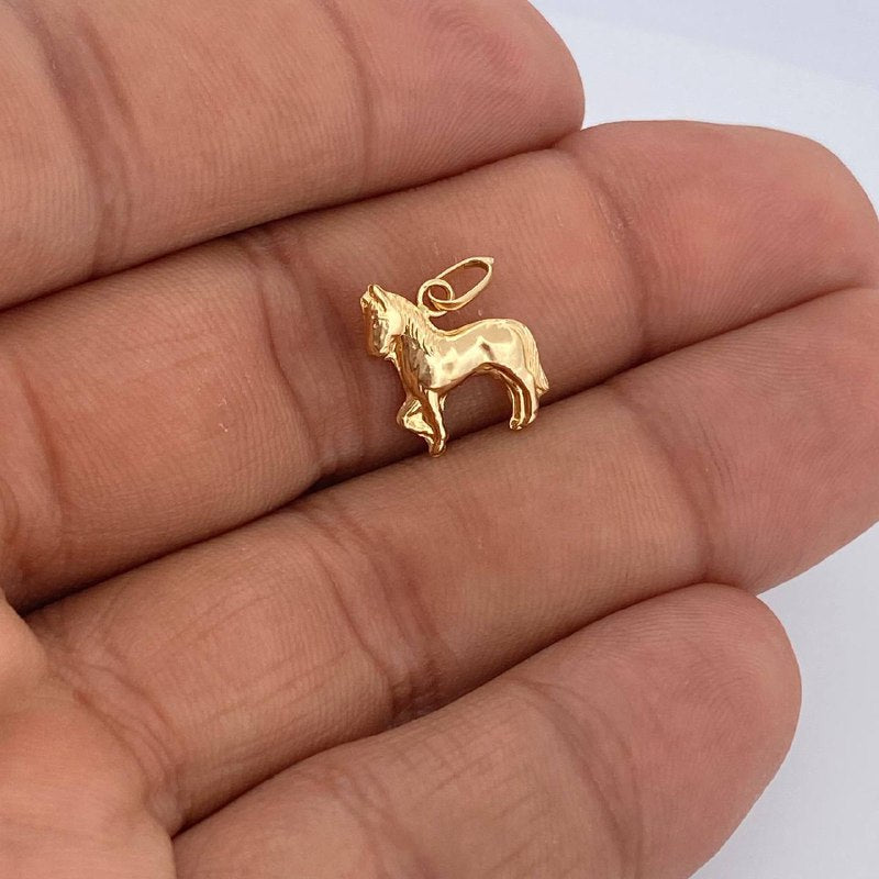 Horse Pendant 0.45gr / 0.5in / 18K Gold