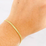 Pulso Chino 1.55g / 8 1/4 in / 2.75mm Oro Amarillo 18K