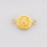 Herraje Circulo Letra A 0.4g / 1/2 in Oro Amarillo 18K