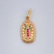 Dije Virgen De Guadalupe 1.5gr / 1 in / Oro Amarillo 18K &