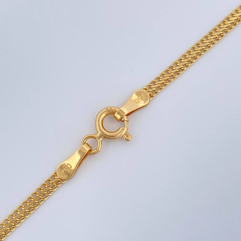 Sedusa Chain 2.35gr / 19.7in / 18K Gold +3 $