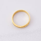 Anillo Carril Cruzado 2.2g / T6 Oro Amarillo 18K