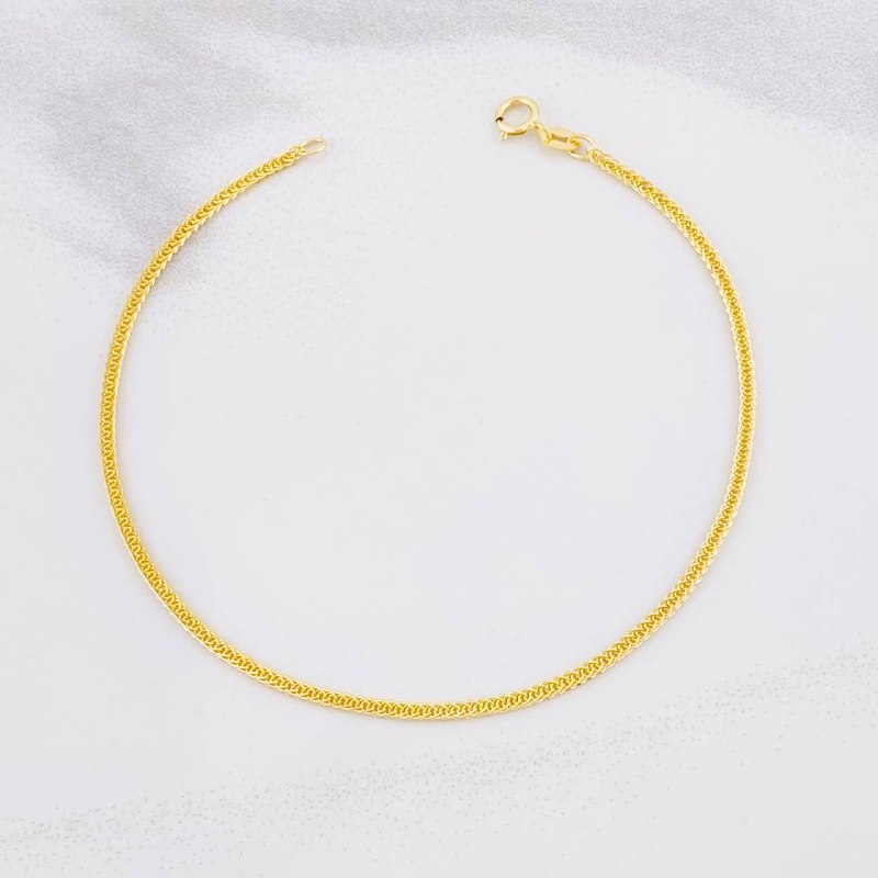 Pulso Franco 1.5g / 7 3/4 in / 1.1mm Oro Amarillo 18K