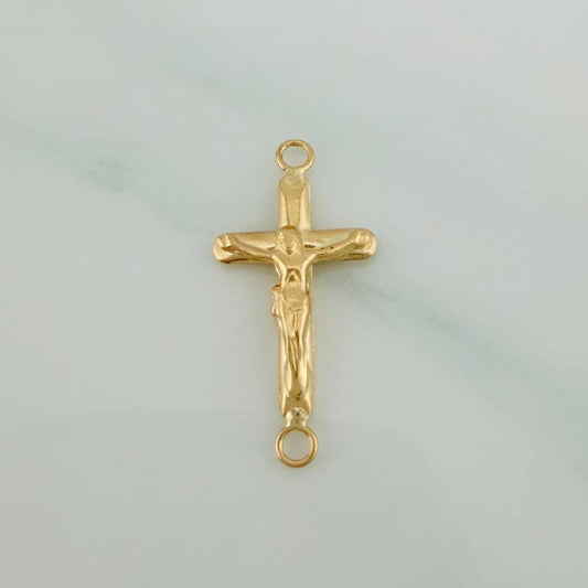 Herraje Cruz Cristo 0.9gr / 1 in / Oro Amarillo 18K %