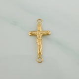 Charm Christ Cross 0.7gr / 1 in / 18K Yellow Gold %