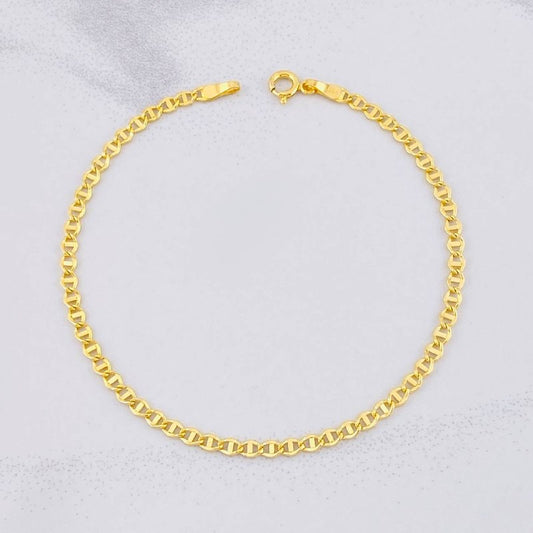 Pulso Escalera 1.25g / 7 1/2 in / 2.7mm Oro Amarillo 18K