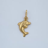 Dolphin Pendant 0.45gr / 3/4 in / 18K Gold