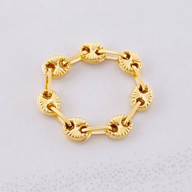 GC Diamond Cut Ring 0.75g / T4 Yellow Gold 18K