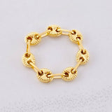 GC Diamond Cut Ring 0.75g / T4 Yellow Gold 18K