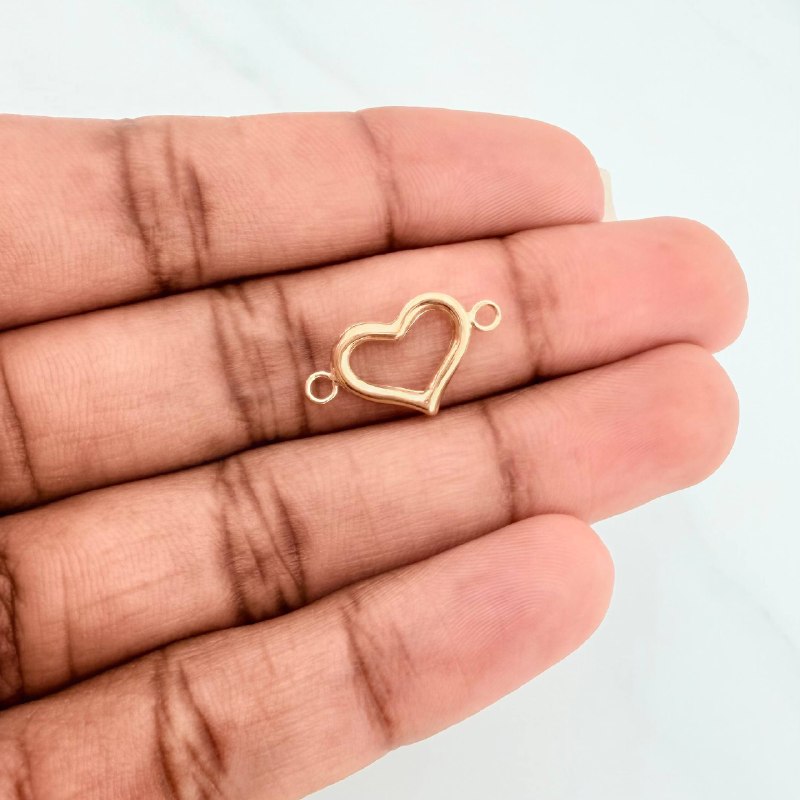 Charm Heart Silhouette 0.95 g / 1 in 18K Yellow Gold
