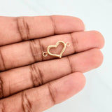 Charm Heart Silhouette 0.95 g / 1 in 18K Yellow Gold