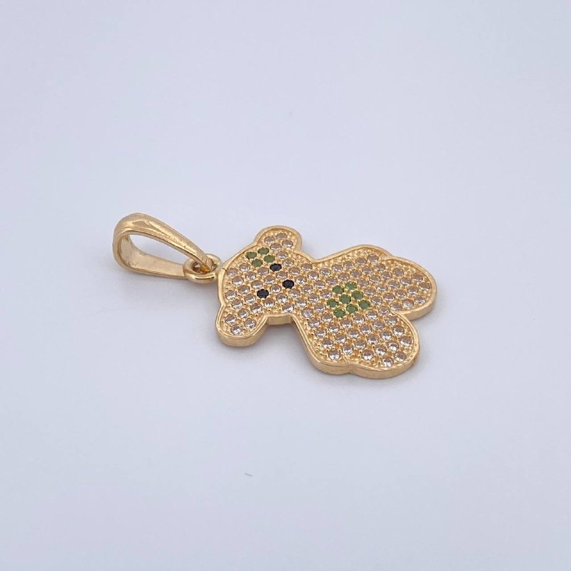 Pendant Heart Bear 2.45gr / 3cm / 18K Gold &