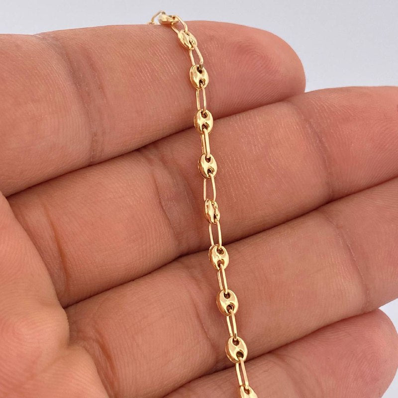 Bracelet GC 2.25gr / 7.7in / 18K Yellow Gold &