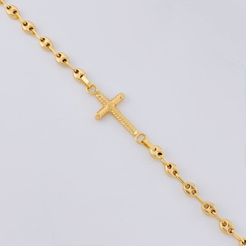 Bracelet GC Cross 2.3g / 6 3/4 in / 3.1mm Yellow Gold 18K