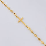 Bracelet GC Cross 2.3g / 6 3/4 in / 3.1mm Yellow Gold 18K