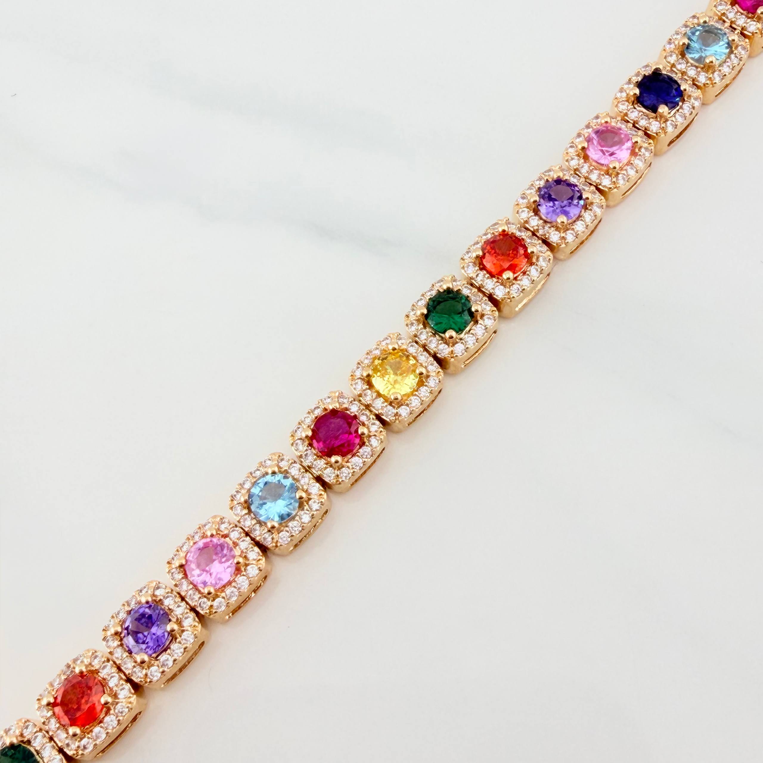 Tennis Bracelet 23.6 g / 7 1/4 in / 6.9 mm 18K Yellow Gold