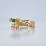 Anillo Moño 3.15gr / T6 3/4 / Oro Amarillo 18K %