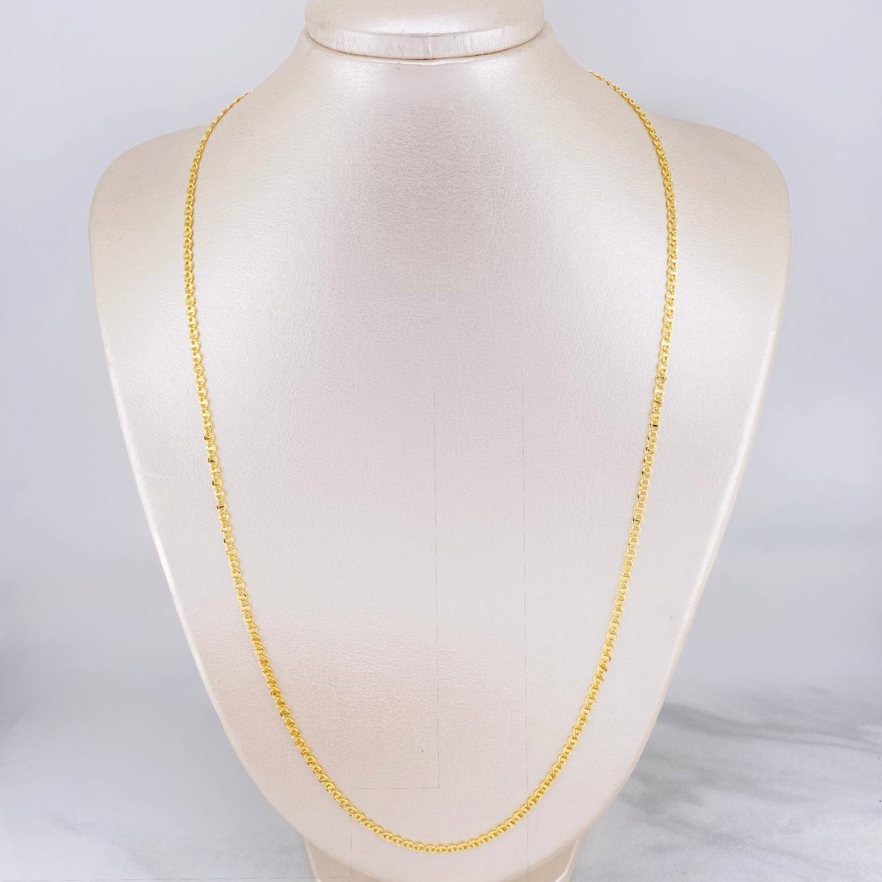 Flat Mariner Chain 2.8g / 20 in / 2.75mm 18K Yellow Gold