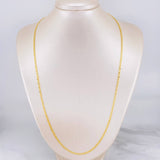 Flat Mariner Chain 2.8g / 20 in / 2.75mm 18K Yellow Gold