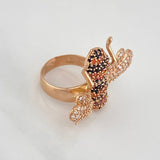 Anillo Abeja 8.5 g / T6 3/4 Oro Rosa 18K