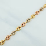 Anklet Gc 6.25 g / 10 1/2 in / 5.25 mm Three Golds 18K